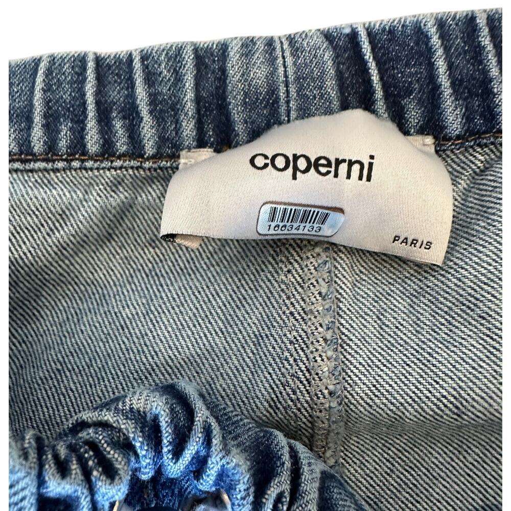 Coperni Denim Cargo Micro Mini Skirt SIZE 8 Jean Designer Utility Low Rise $590 - Picture 12 of 13